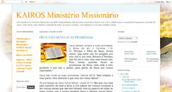 Desktop Screenshot of kairosministeriomissionario.com