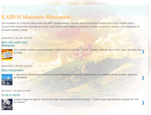 Tablet Screenshot of kairosministeriomissionario.com